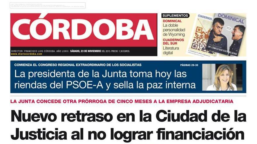 La portada de CÓRDOBA