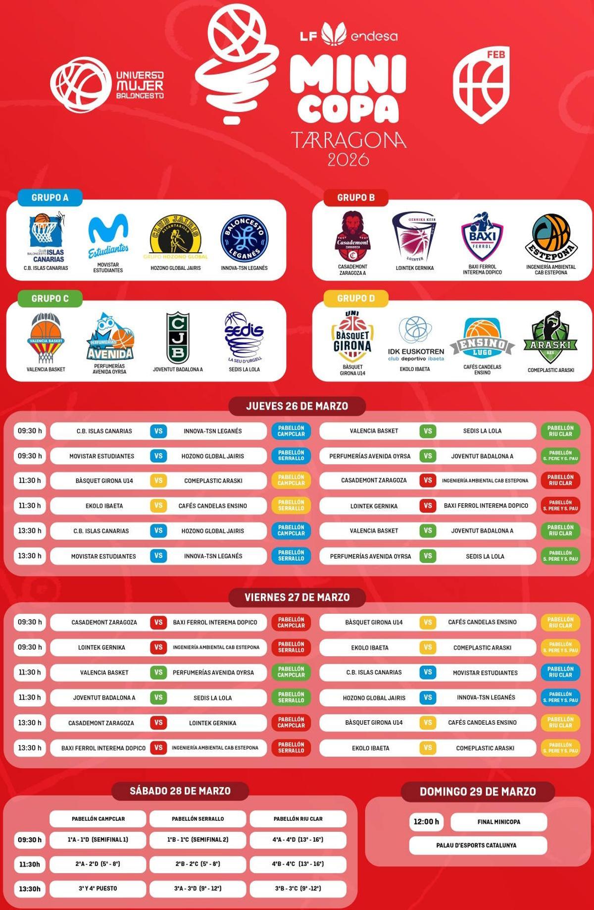 CALENDARIO MINI COPA