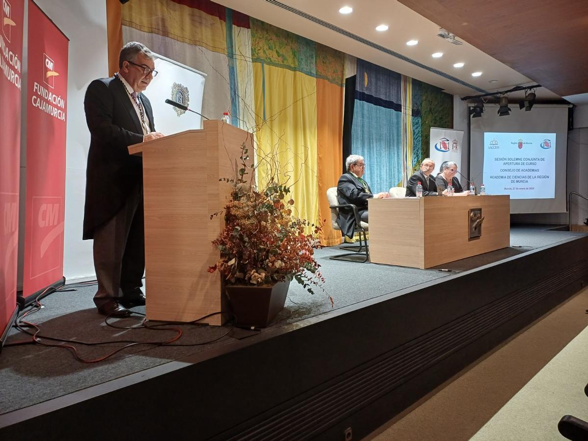 Vázquez, durante Vázquez el discurso inaugural