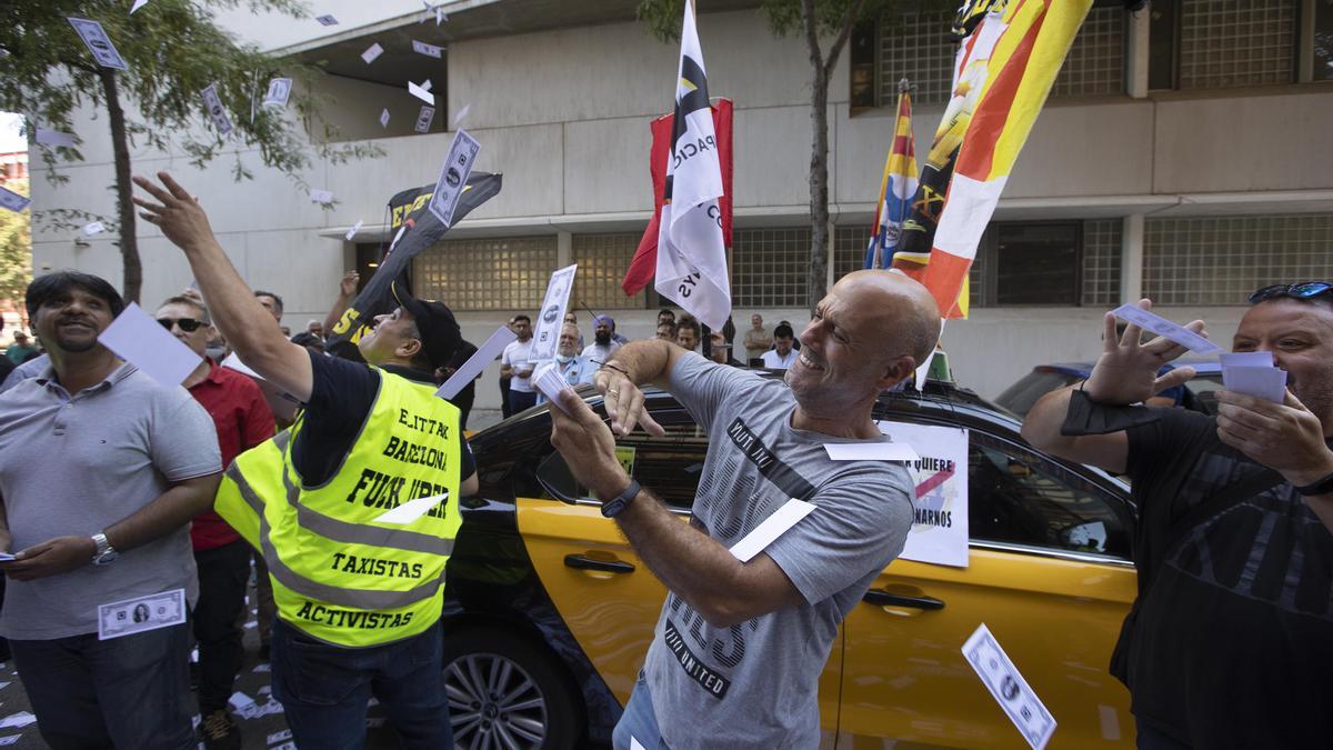 Taxistas barcelona