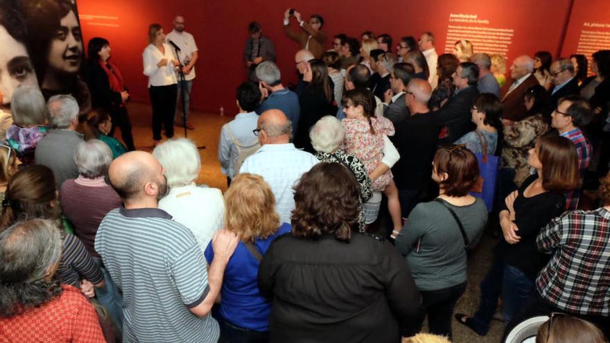 Un dels moments de l&#039;acte d&#039;inauguració de l&#039;exposició sobre Dalí i la seva família