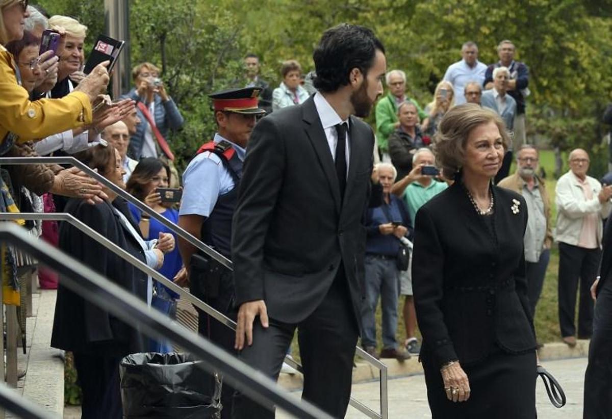 Familiares y amigos despiden a Montserrat Caballé