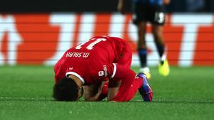 Salah no cuajó su mejor partido