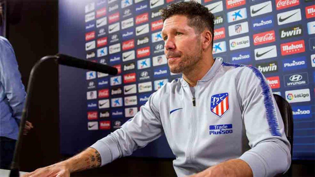 Simeone, entrenador del Atlético de Madrid