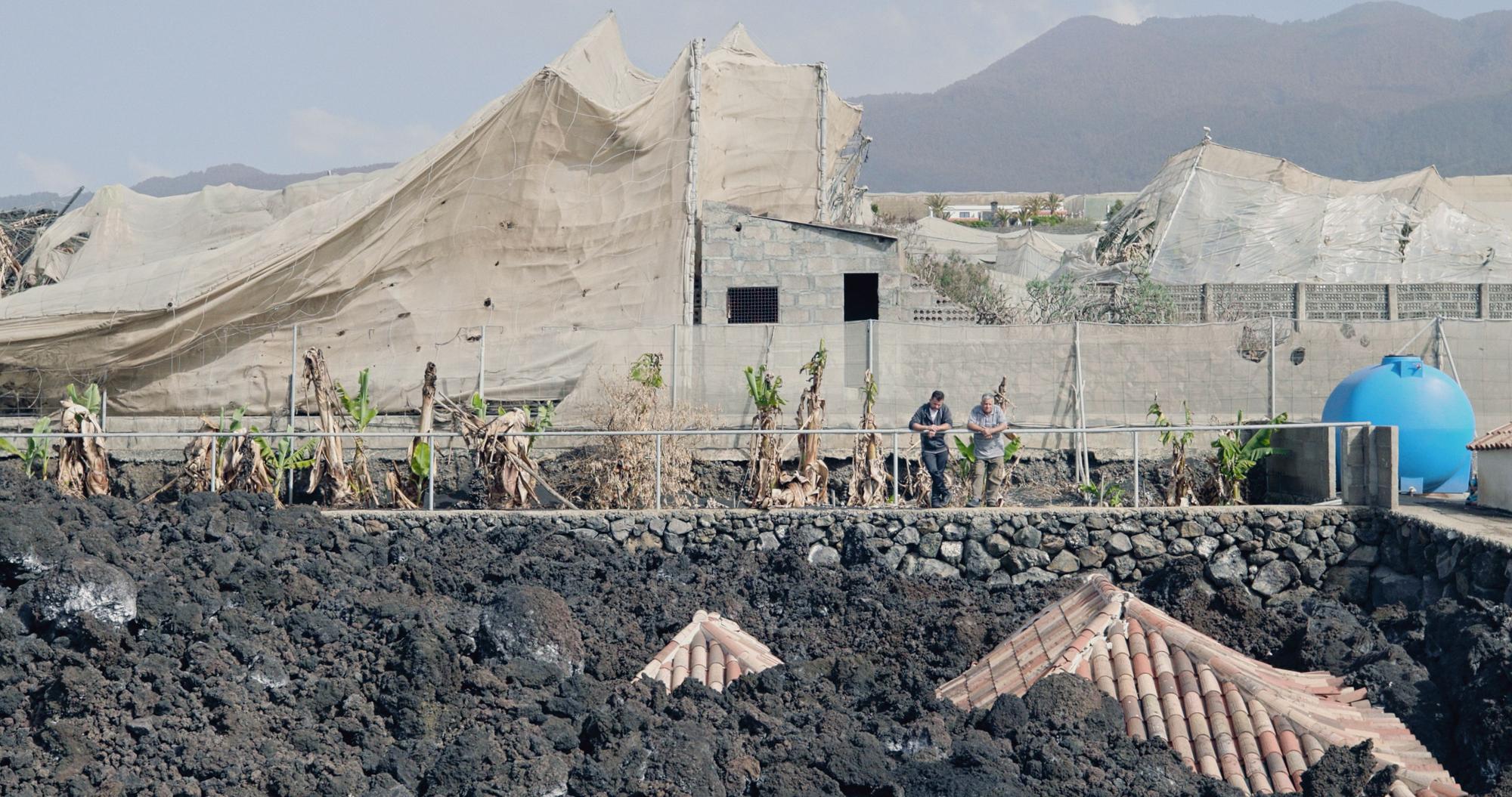 En imágenes: Grabación del documental sobre el volcán de La Palma