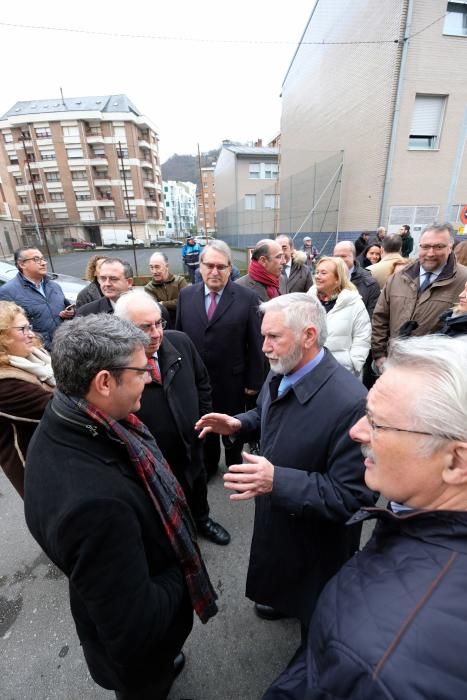 Los ministros Álvaro Nadal e Iñigo de la Serna, en Asturias