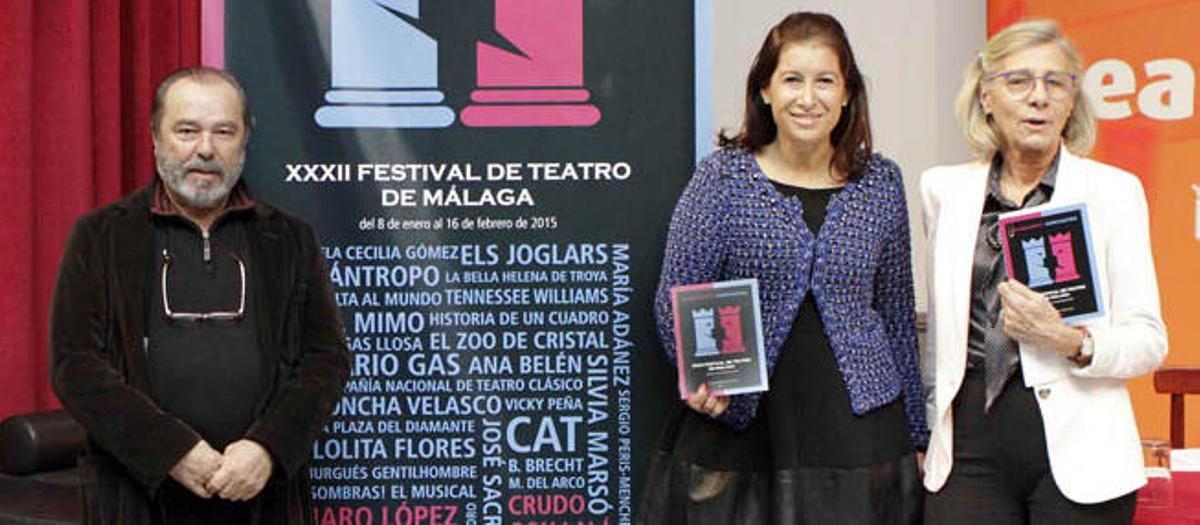 Miguel Gallego, Gemma del Corral y Charo Ema en la presentación del programa.