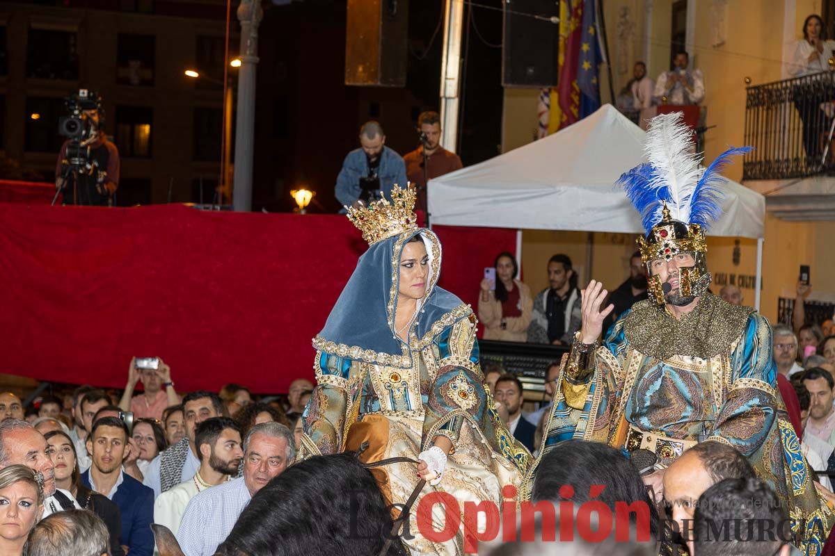 Procesión del Baño y parlamento en las Fiestas de Caravaca