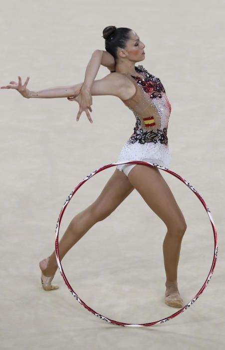 La gimnasta española Carolina Rodríguez.