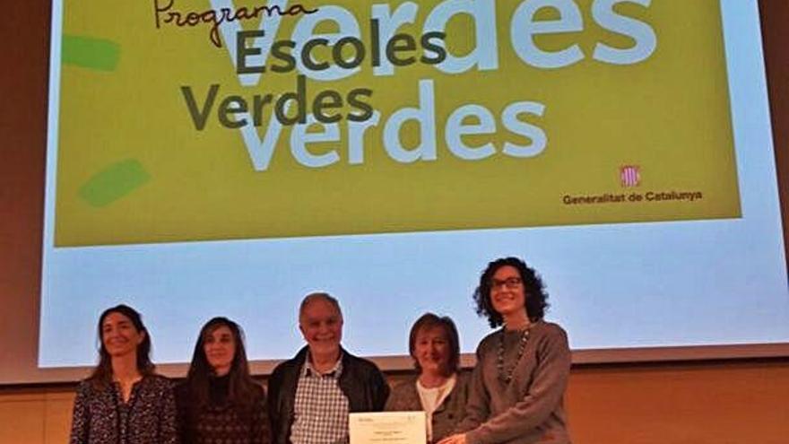 Renovació del distintiu d&#039;Escola Verda del Lluís de Peguera