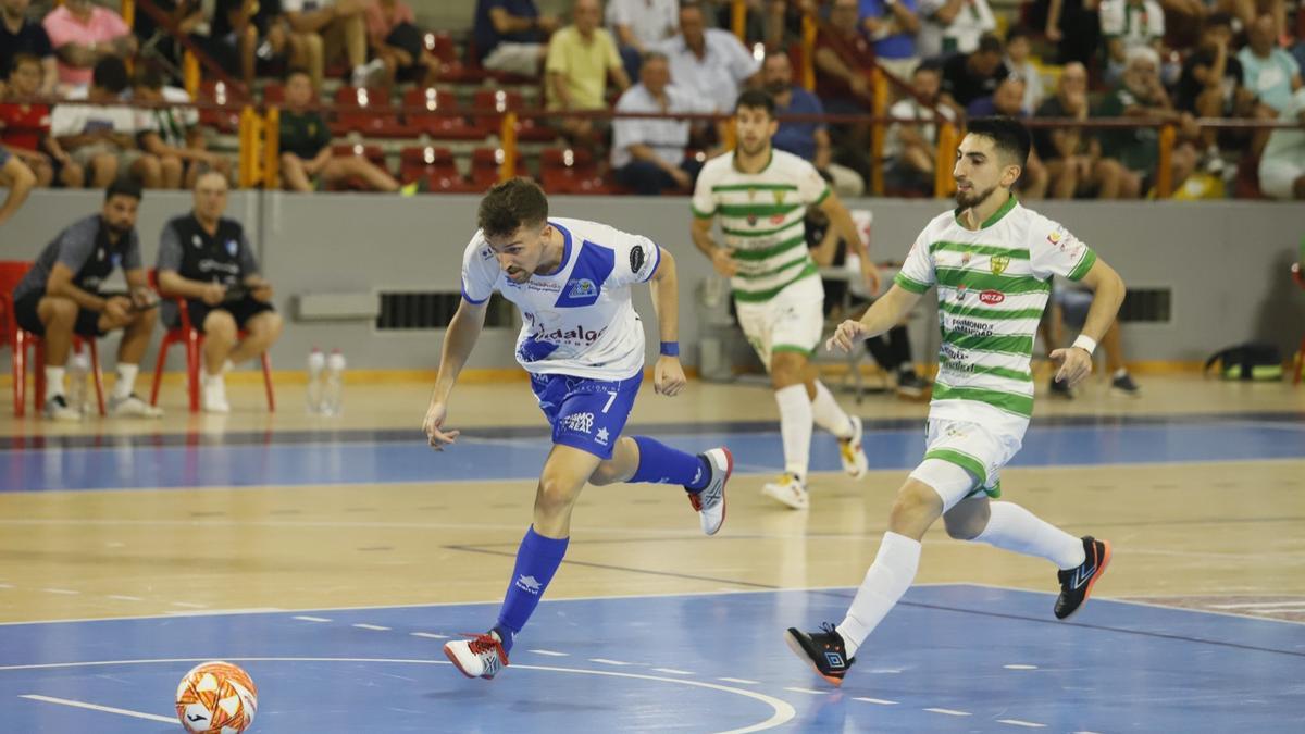 Lucas Bolo en su estreno con el equipo cordobesista en Vista Alegre.