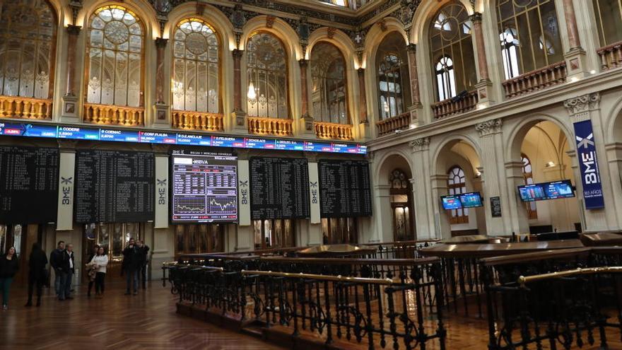 Bolsa de Madrid.