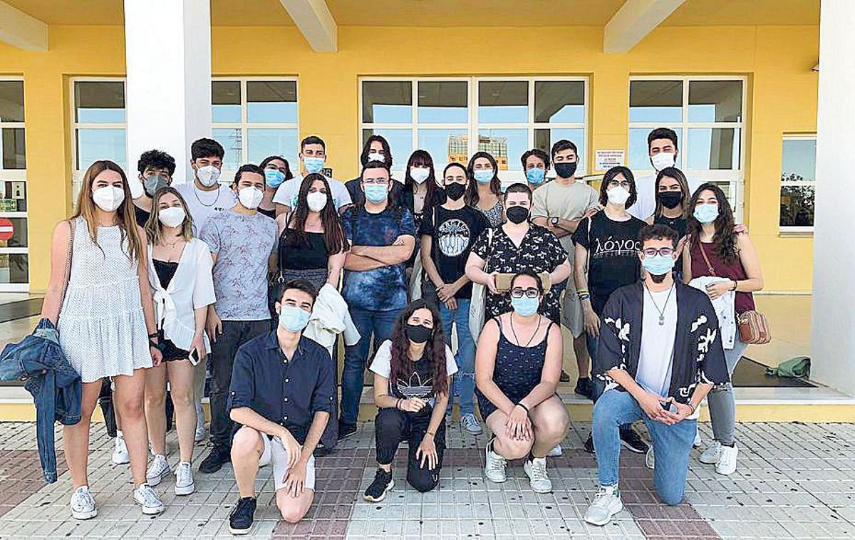 Junta directiva del Aula de Debate de la Universidad de Málaga.