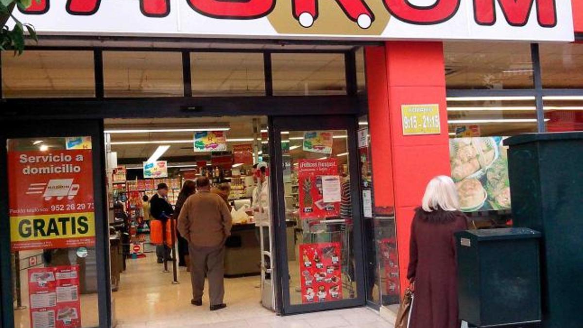 Un supermercado de la cadena malagueña Maskom.