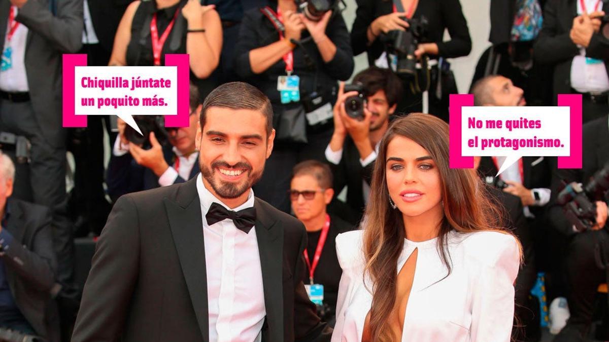 Fabio Colloricchio y Violeta Mangriñan en la alfombra roja