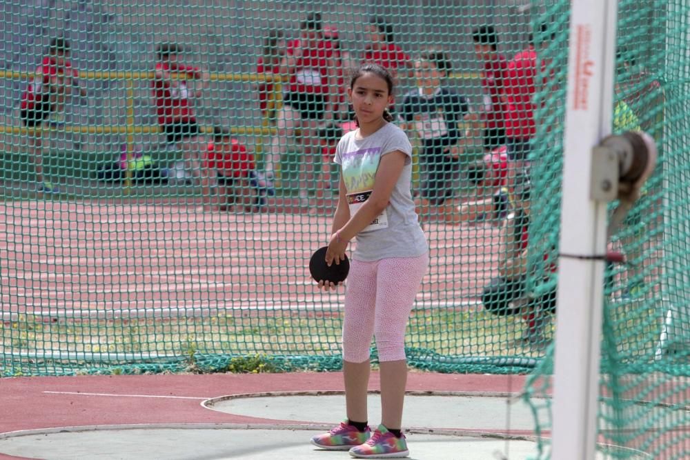 Competición escolar de Atletismo en Cartagena