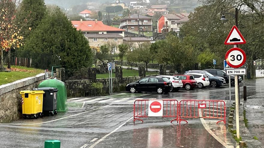 Cortado el acceso al Paseo da Calzada por la crecida en el río Verdugo