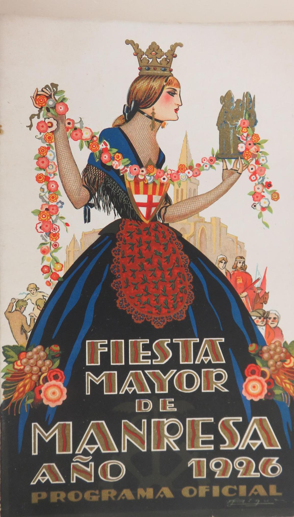 El cartell de la Festa Major de Manresa del 1926