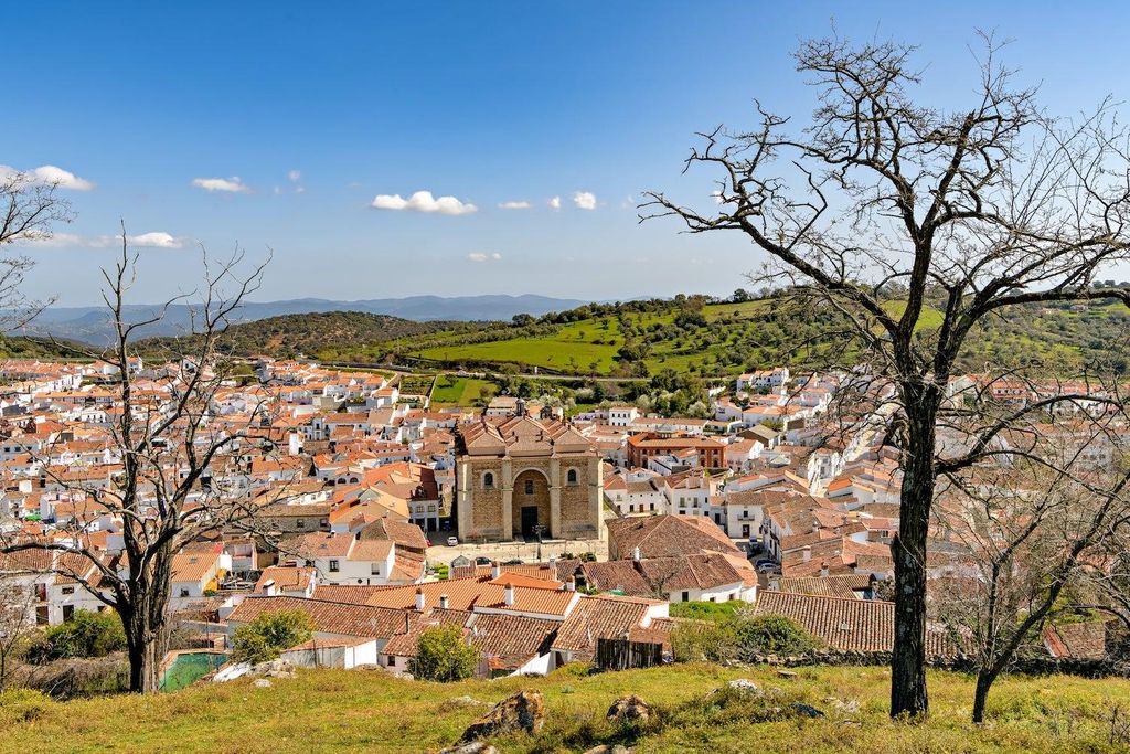 Localidad de Aracena, corazón de la sierra del mismo nombre