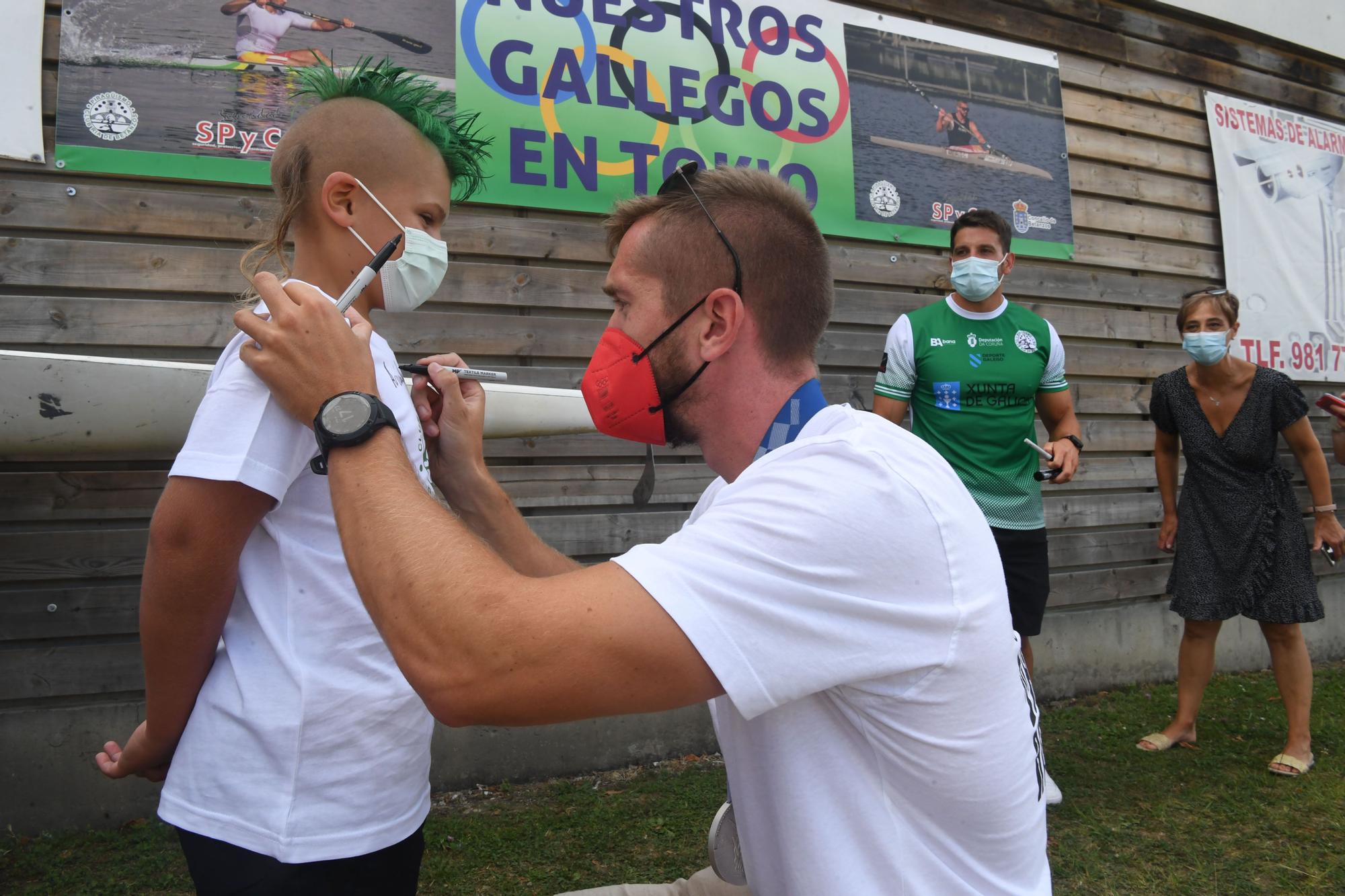 Recibimiento con honores para el subcampeón olímpico Carlos Arévalo