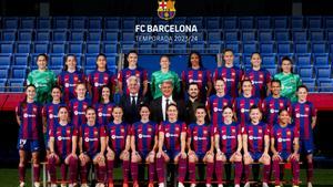 La foto oficial del primer equipo femenino del FC Barcelona de la temporada 2023-2024