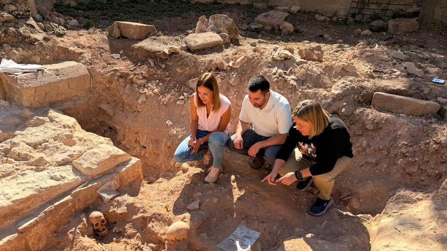 Hallan restos óseos en Soria durante la búsqueda de la tumba de Jaume IV de Mallorca