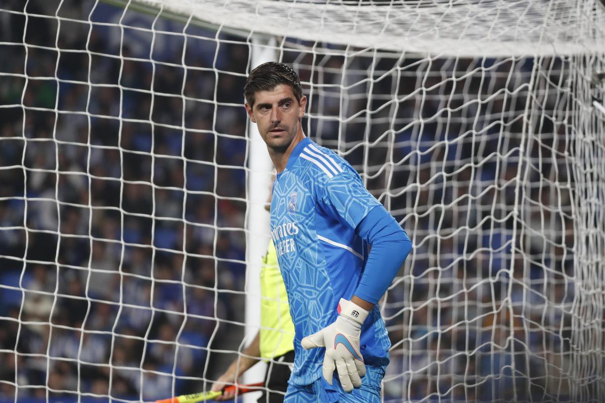 El portero del Real Madrid, Thibaut Courtois durante esta temporada