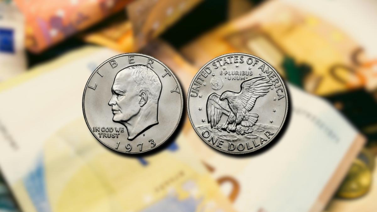 La moneda de un dólar de Eisenhower