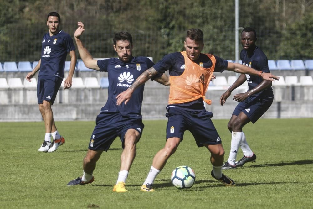 Entrenamiento del Real Oviedo.