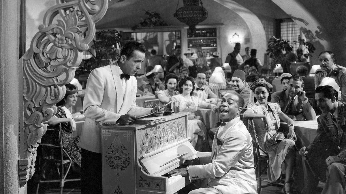 Escena de la pelicula 'Casablanca' (1942).