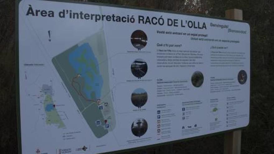 Instalan seis nuevos carteles interpretativos en la Albufera