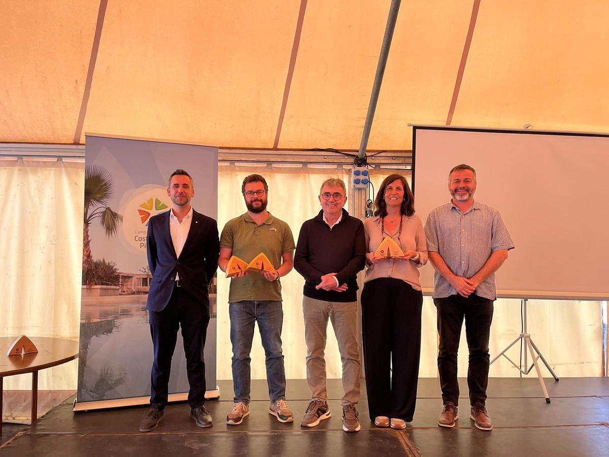 Lliurament del guardó "Càmping Daurat"