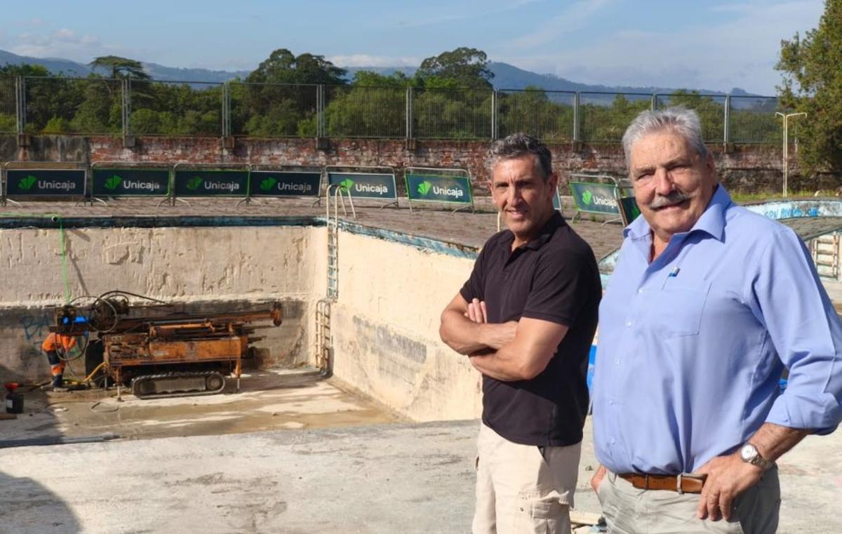 Gijón recupera los planos originales de la piscina de la Laboral
