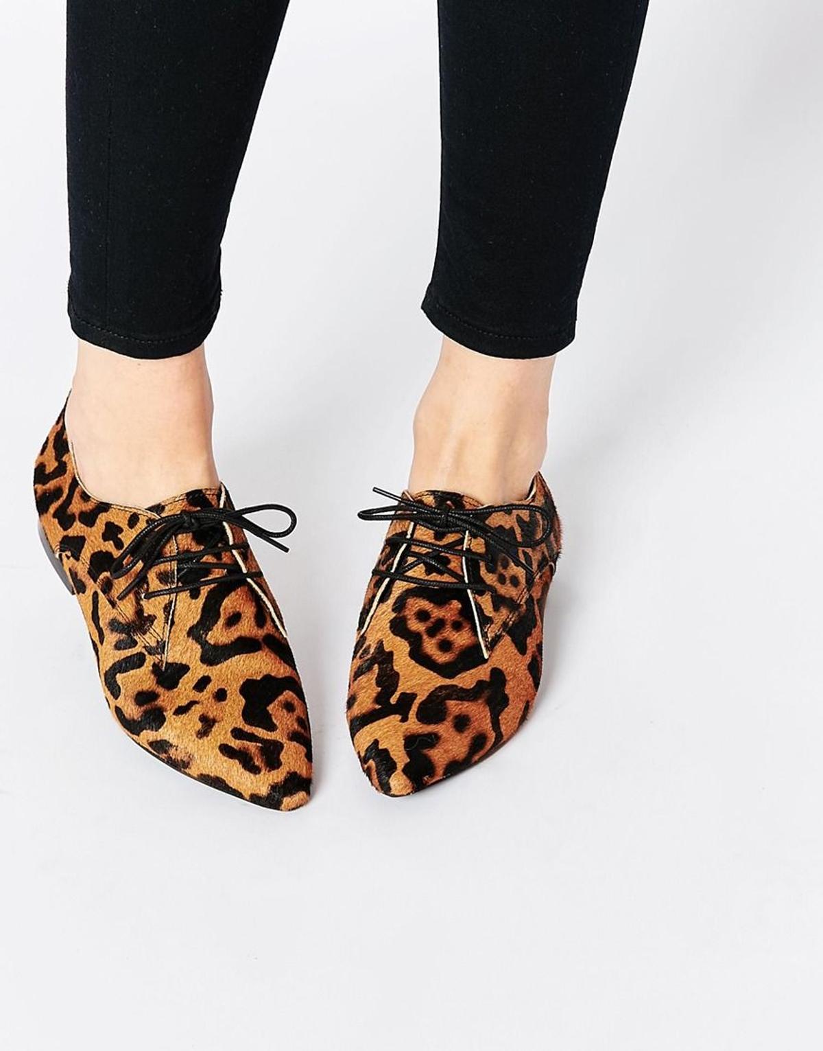 Zapatos con print de leopardo, Asos