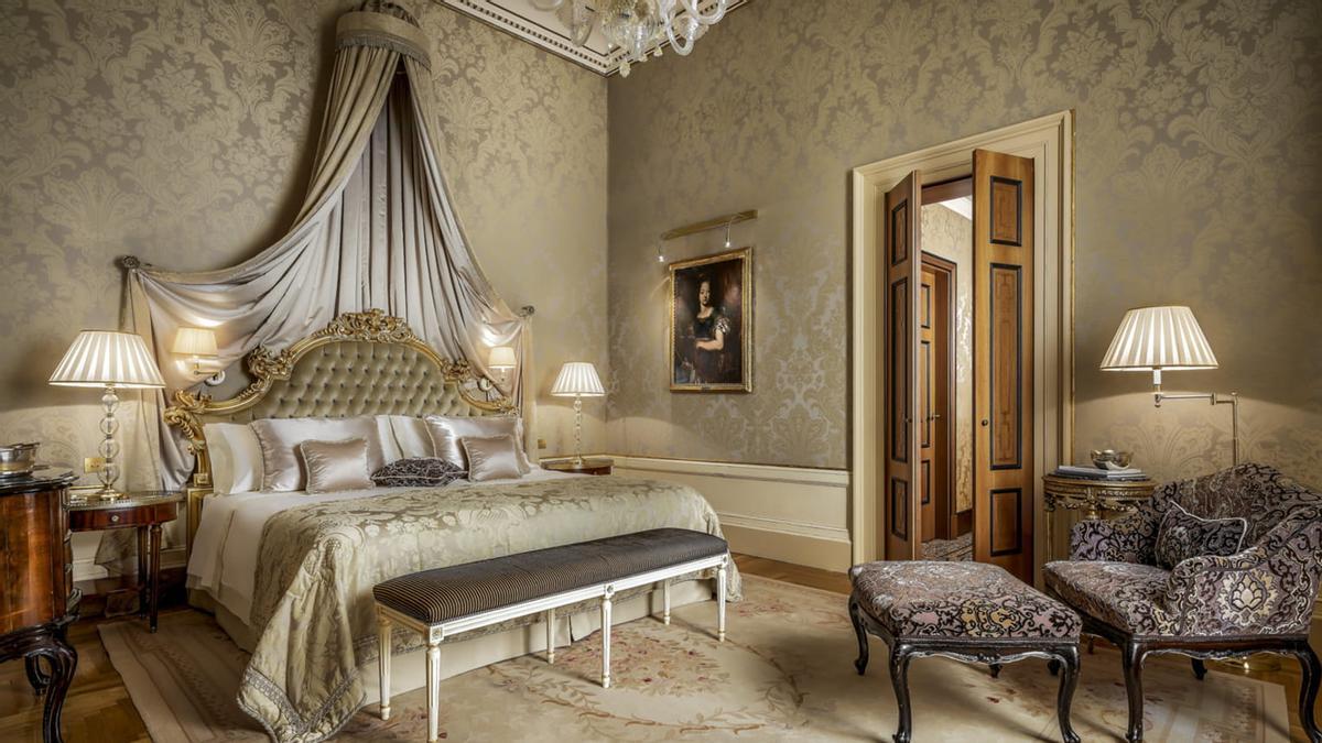 Habitación del Hotel Danieli, donde se alojó Proust las dos veces que fue a Venecia.