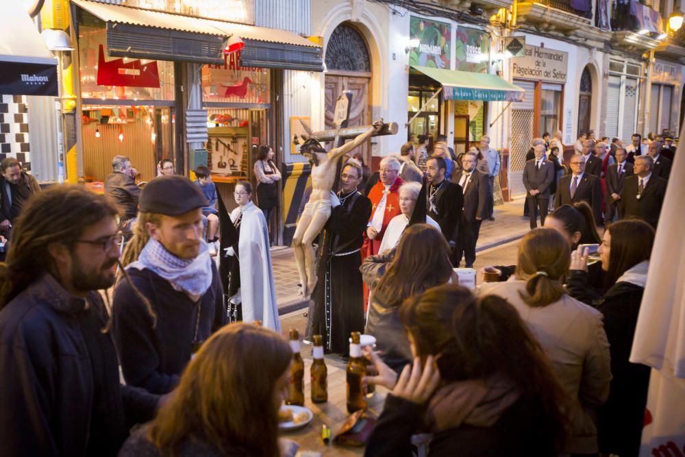 Procesión del sábado de Pasión en el Grao