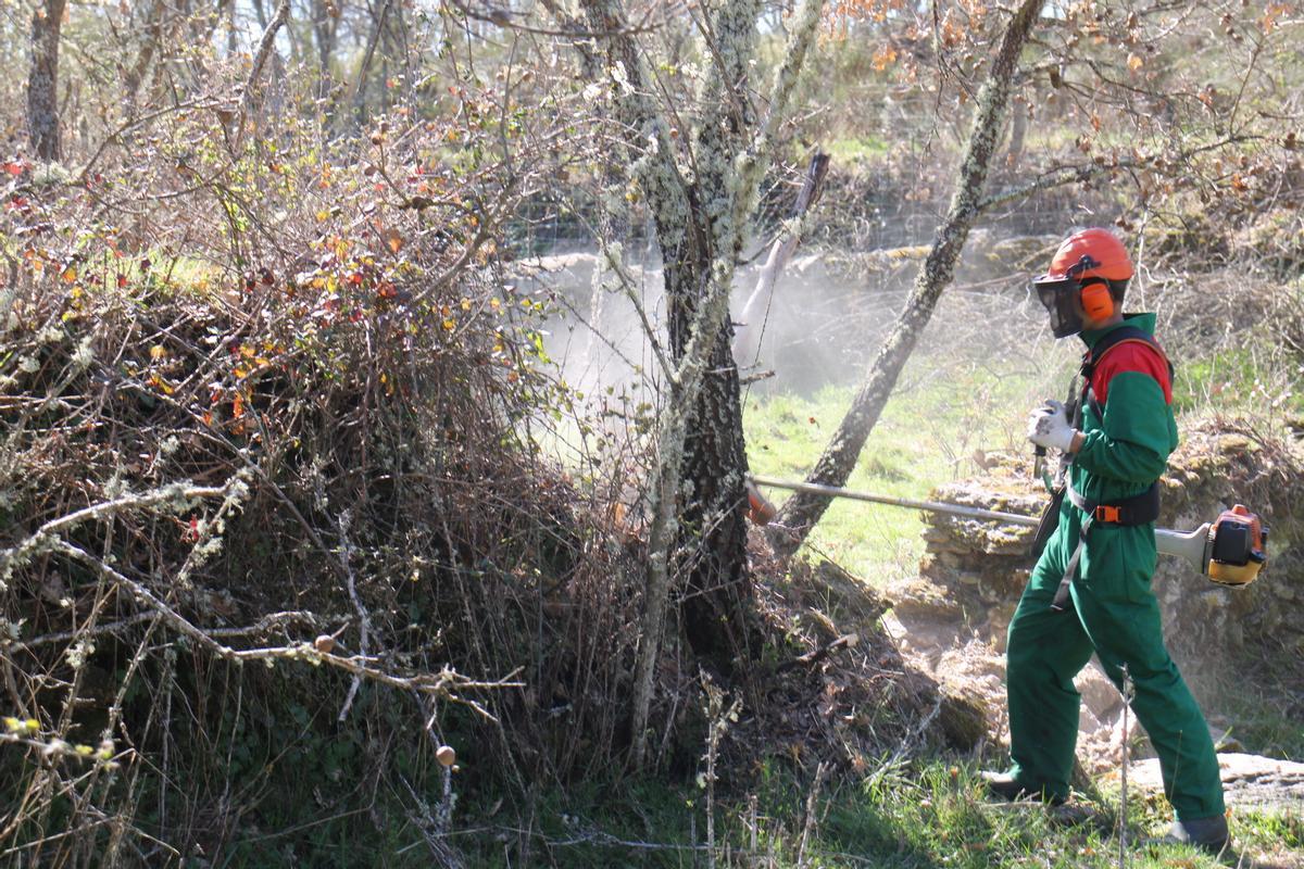 GALERÍA | San Salvador de Palazuelo se protege de los incendios GALERÍA | San Salvador de Palazuelo se protege de los incendios