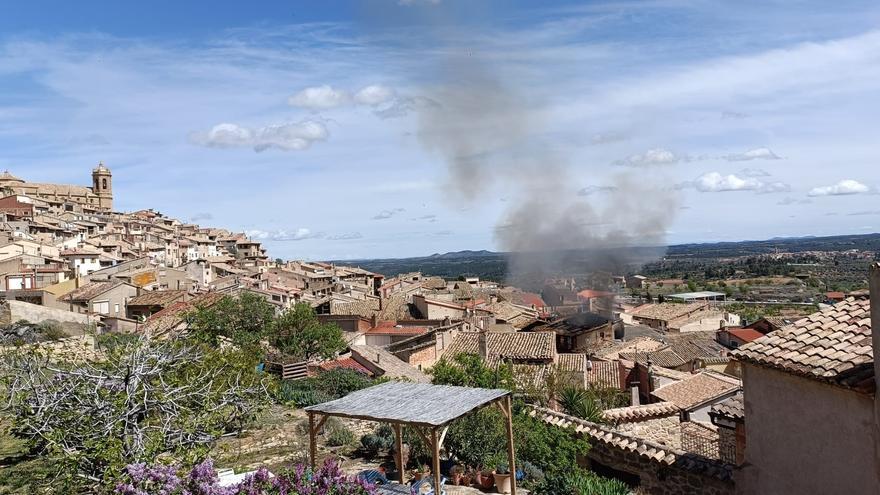 El fuego de La Fresneda se ha reavivado esta mañana