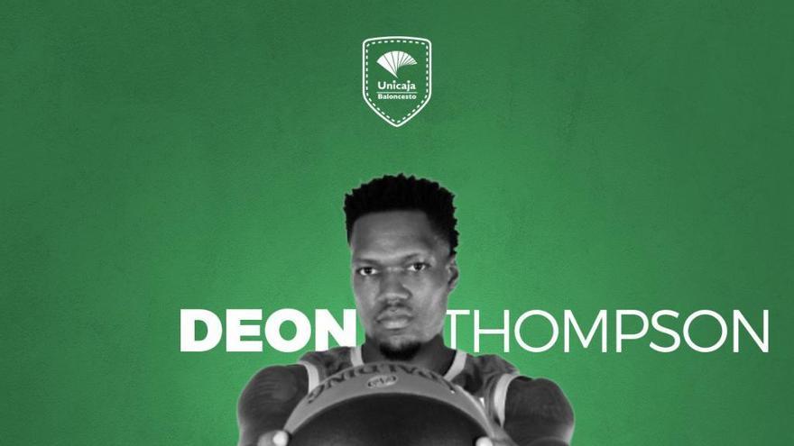 El Unicaja confirma el fichaje por dos temporadas de Deon Thompson