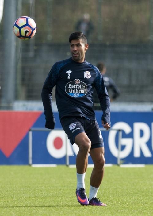 Nueva sesión de preparación para el partido del domingo, 23 de octubre, ante el Celta en Balaídos.