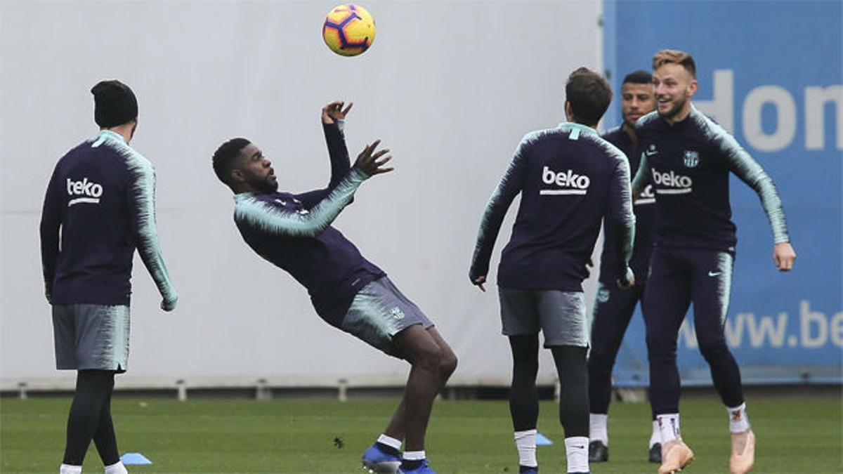 Messi y Umtiti vuelven a entrenar con el grupo