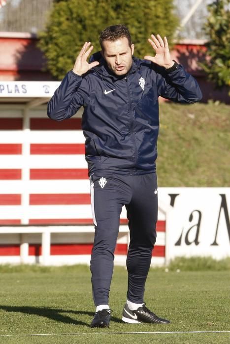 Entrenamiento del Sporting