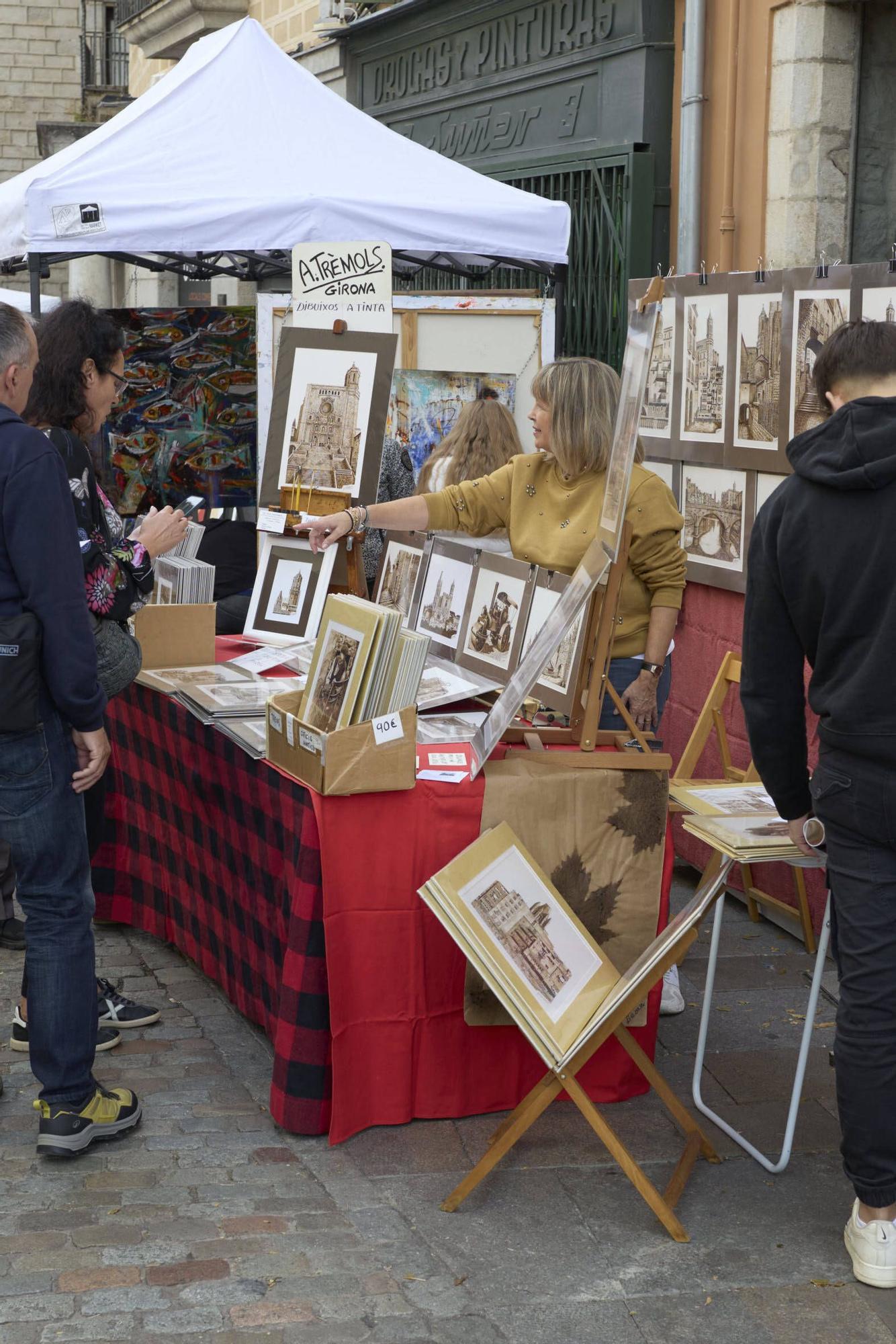 Les fotos de la Fira del dibuix i la pintura de Girona