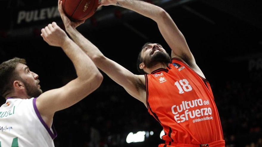 En directo, Valencia Basket - Unicaja Málaga