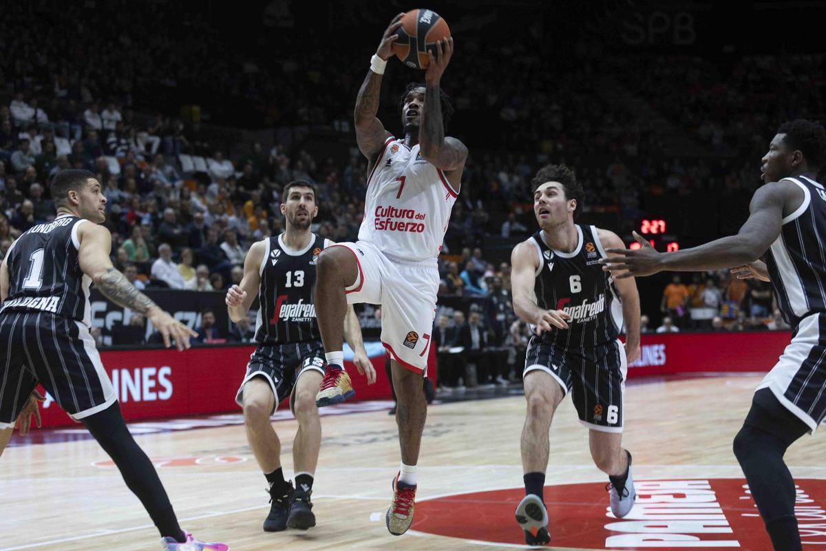 Partido Euroliga Valencia Basket- Virtus Bolonia