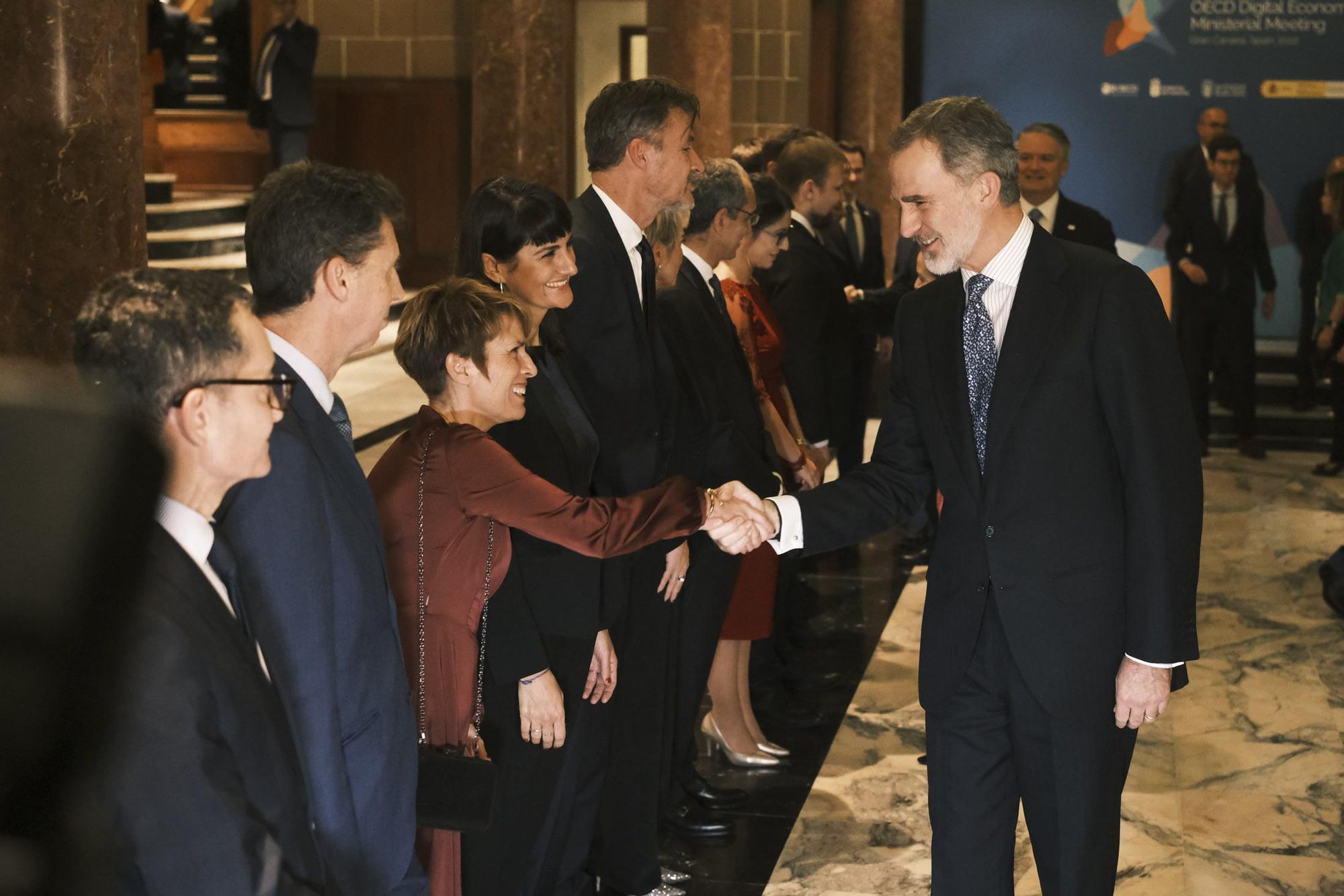 Felipe VI inaugura la Conferencia Ministerial sobre Economía Digital de la OCDE