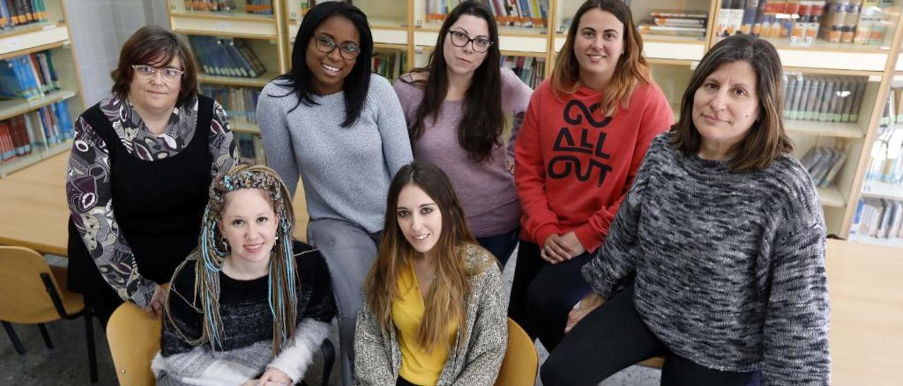 Alumnas universitarias que estudian Formación Profesional en el CIPFP de Mislata.