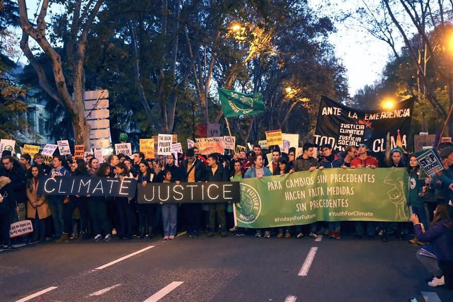 Manifestación en Madrid por la Cumbre del Clima