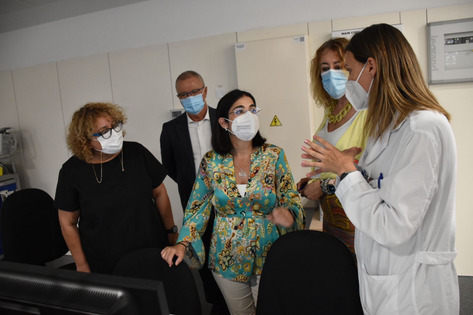 Visita de Carolina Darias al Hospital General de Fuerteventura