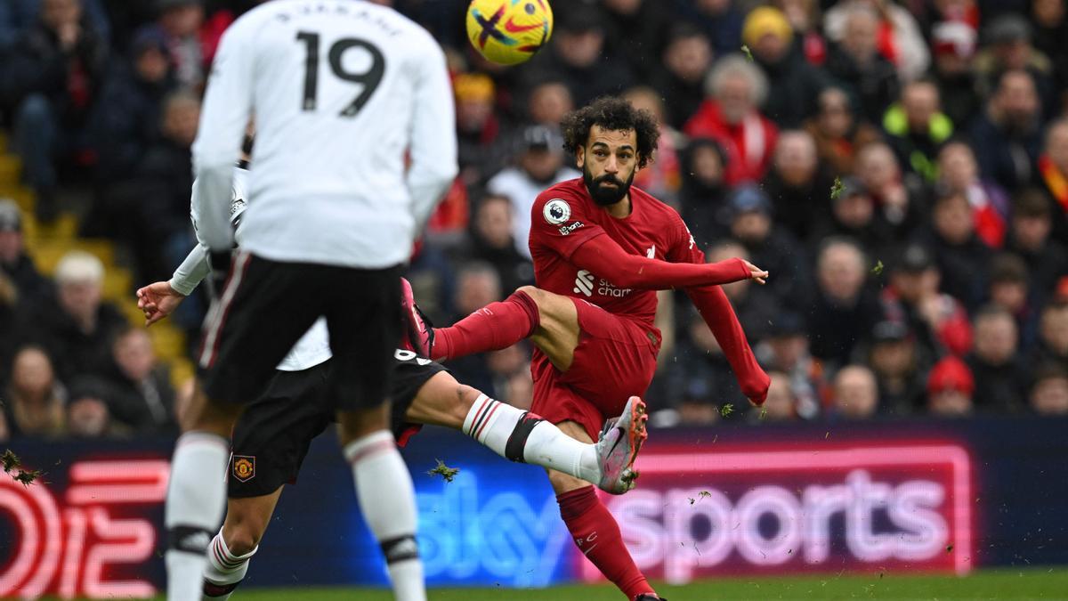 Salah, con el Liverpool